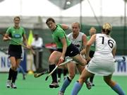 30 April 2006; Ireland's Eimear Cregan in action against New Zealand. Ireland v New Zealand, Samsung Women's Hockey World Cup Qualifier, Pool B, Rome,, Italy. Picture credit: SPORTSFILE