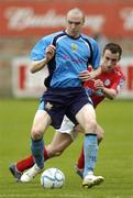 22 April 2006; Connor Sammon, UCD, in action against Ollie Cahill, Shelbourne. eircom League, Premier Division, UCD v Shelbourne, Belfield Park, UCD, Dublin. Picture credit: Matt Browne / SPORTSFILE