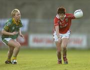 6 May 2006; Caoimhe Creedon, Cork, in action against Suzanne McCormack, Meath. Suzuki Ladies National Football League, Division 1 Final, Cork v Meath, Parnell Park, Dublin. Picture credit: Brendan Moran / SPORTSFILE