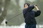 8 May 2006; Aoife Fallon, Holy Rosary College, Mountbellew, tees off from the 12th tee box. ILGU Irish Schools Championship Final 2006, Edmonstown Golf Club, Dublin. Picture credit; Pat Murphy / SPORTSFILE