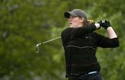 8 May 2006; Emma Gilmore, Holy Rosary College, Mountbellew, tees off from the 15th tee box. ILGU Irish Schools Championship Final 2006, Edmonstown Golf Club, Dublin. Picture credit; Pat Murphy / SPORTSFILE