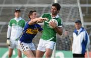 31 May 2014; John Galvin, Limerick, in action against Conor Sweeney, Tipperary. Munster GAA Football Senior Championship, Quarter-Final, Limerick v Tipperary, Gaelic Grounds, Limerick. Picture credit: Diarmuid Greene / SPORTSFILE