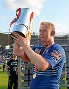 31 May 2014; Leinster captain Leo Cullen with the trophy after the game. Celtic League 2013/14 Grand Final, Leinster v Glasgow Warriors, RDS, Ballsbridge, Dublin. Picture credit: Brendan Moran / SPORTSFILE