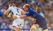 31 May 2014; Leo Cullen, Leinster, tackles Rob Harley, Glasgow Warriors. Celtic League 2013/14 Grand Final, Leinster v Glasgow Warriors. RDS, Ballsbridge, Dublin. Picture credit: Stephen McCarthy / SPORTSFILE