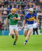 1 June 2014; Paul Browne, Limerick, in action against Gearóid Ryan, Tipperary. Munster GAA Hurling Senior Championship, Semi-Final, Tipperary v Limerick, Semple Stadium, Thurles, Co. Tipperary. Picture credit: Ray McManus / SPORTSFILE