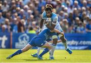 31 May 2014; Leone Nakarawa, Glasgow Warriors, is tackled by Eoin Reddan, Leinster. Celtic League 2013/14 Grand Final, Leinster v Glasgow Warriors, RDS, Ballsbridge, Dublin. Picture credit: Brendan Moran / SPORTSFILE