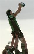 5 May 2006; David Gannon, Connacht, wins the ball in the lineout against Edinburgh Gunners. Celtic League, Connacht v Edinburgh Gunners, Sportsground, Galway. Picture credit; Matt Browne / SPORTSFILE
