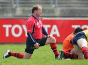 12 May 2006; Frankie Sheahan in action during Munster squad training ahead of the Heineken Cup Final. Munster Squad Training, Thomond Park, Limerick. Picture credit; Kieran Clancy / SPORTSFILE