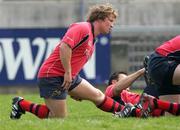 12 May 2006; Jerry Flannery in action during Munster squad training ahead of the Heineken Cup Final. Munster Squad Training, Thomond Park, Limerick. Picture credit; Kieran Clancy / SPORTSFILE