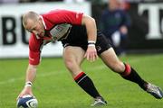 12 May 2006; Ulster's Andrew Maxwell touches down for his side's first try. Celtic League, Ulster v Border Reivers, Ravenhill Park, Belfast. Picture credit: Oliver McVeigh / SPORTSFILE