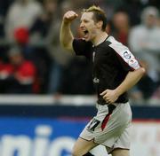 12 May 2006; Barry Molloy, Derry City, celebrates after scoring his side's first goal. eircom League Premier Division, St. Patrick's Athletic v Derry City, Richmond Park, Dublin. Picture credit: David Maher / SPORTSFILE