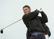 13 May 2006; George Murray, Scotland, watches his drive at the first tee box during the second round. The Irish Amateur Open Championship, Portmarnock Golf Club, Portmarnock, Co. Dublin. Picture credit: Ray Lohan / SPORTSFILE