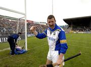 14 May 2006; Tipperary goalkeeper Brendan Cummins celebrates at the end of the game. Guinness Munster Senior Hurling Championship Quarter Final, Tipperary v Limerick, Semple Stadium, Thurles, Co. Tipperary. Picture credit; Ray McManus / SPORTSFILE