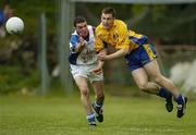 14 May 2006; Paddy O'Connor, Roscommon, in action against Mark Dobbin, New York. Bank of Ireland Connacht Football Championship, New York v Roscommon, Gaelic Park, The Bronx, New York, USA. Picture credit: Brendan Moran / SPORTSFILE