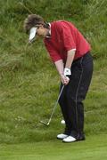16 May 2006; Deirdre Smyth, Co. Louth, chips onto the 14th green during the 2nd round of the 2006 Lancôme Irish Ladies’ Close Championship. The European Golf Club, Brittas Bay, Co. Wicklow. Picture credit; Damien Eagers / SPORTSFILE