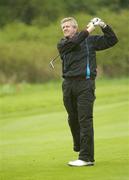 17 May 2006; Colin Montgomerie watches his shot from the 1st fairway during the Pro-Am competition. Nissan Irish Open Practice, Carton House Golf Club, Maynooth, Co. Kildare. Picture credit; Brian Lawless / SPORTSFILE