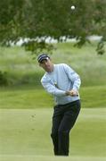 18 May 2006; Padraig Harrington, Ireland, chips onto the 18th green, his 9th hole, during the first round. Nissan Irish Open Golf Championship, Carton House Golf Club, Maynooth, Co. Kildare. Picture credit; Brendan Moran / SPORTSFILE