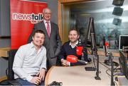 3 June 2014; Newstalk 106-108 fm today revealed that Brian O’Driscoll, Irish rugby hero and international sports star, will join the Off the Ball team.  Brian has signed an exclusive deal with Newstalk and the station is delighted to have him on board for this exciting partnership. The news comes after Brian’s farewell Leinster appearance on Saturday last. In attendance at the announcement are, Gerard Whelan, centre, Chief Executive, Newstalk 106-108fm and Ger Gilroy, Sports Editor, Newstalk 106-108fm. Newstalk, Digges Lane, Dublin. Picture credit: Brendan Moran / SPORTSFILE