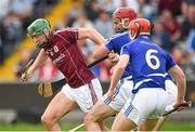 1 June 2014; Niall Burke, Galway, in action against Laois. Leinster GAA Hurling Senior Championship, Quarter-Final, Galway v Laois, O'Moore Park, Portlaoise, Co. Laois. Picture credit: Matt Browne / SPORTSFILE