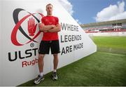 3 June 2014; Ulster and Ireland rugby player Stephen Ferris pictured after a press conference to announce his retirement from rugby as a result of a recurring ankle injury. Ravenhill Stadium, Belfast, Co. Antrim. Picture credit: John Dickson / SPORTSFILE