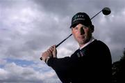 16 May 2006; Stephen Browne, who is supported by the Team Ireland Golf Trust, preparing for the 2006 Nissan Irish Open at Carton House, Maynooth, Co. Kildare. Picture credit; Brian Lawless / SPORTSFILE