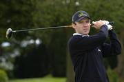 16 May 2006; Colm Moriarty, who is supported by the Team Ireland Golf Trust, preparing for the 2006 Nissan Irish Open at Carton House, Maynooth, Co. Kildare. Picture credit; Brian Lawless / SPORTSFILE