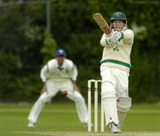 18 May 2006; Eoin Morgan, Ireland, batts against Namibia. Intercontinental Cup, Ireland v Namibia, Castle Avenue, Clontarf, Dublin. Picture credit; Damien Eagers / SPORTSFILE