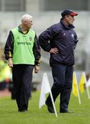 14 May 2006; Meath manager Eamon Barry, left, and Louth manager Eamonn McEneaney, keep an eye on the match. Bank of Ireland Leinster Senior Football Championship, Round 1, Meath v Louth, Croke Park, Dublin. Picture credit; Brian Lawless / SPORTSFILE