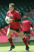 19 May 2006; Munster's Trevor Halstead in action during squad training ahead of the Heineken Cup final tomorrow against Biarritz. Millennium Stadium, Cardiff, Wales. Picture credit; Tim Parfitt / SPORTSFILE