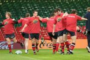 19 May 2006; Munster players during a light training session ahead of the Heineken Cup final tomorrow against Biarritz. Millennium Stadium, Cardiff, Wales. Picture credit; Tim Parfitt / SPORTSFILE