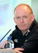 19 May 2006; Munster head coach Declan Kidney speaking a press conference ahead of the Heineken Cup final tomorrow against Biarritz Olympique. Millennium Stadium, Cardiff, Wales. Picture credit; Tim Parfitt / SPORTSFILE