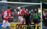 19 May 2006; Colin Hawkins, 19, scores the opening goal for Shelbourne. eircom League Premier Division, Shelbourne v Bohemians, Tolka Park, Dublin. Picture credit: Ray McManus / SPORTSFILE