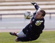 21 May 2006; Shay Given, Republic of Ireland, in action during squad training. Municipal Stadium, Lagos, Portugal. Picture credit; David Maher / SPORTSFILE