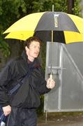 21 May 2006; Galway selector Jarlath Fallon leaves the stadium after the match was postponed after an inspection. Bank of Ireland Connacht Senior Football Championship, Quarter-final, Galway v Sligo, Pearse Stadium, Galway. Picture credit; Ray McManus / SPORTSFILE