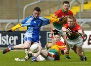 21 May 2006; Leighton Glynn, Wicklow, in action against John Hayden, Carlow. Bank of Ireland Leinster Senior Football Championship, Round 1, Wicklow v Carlow, Wexford Park, Co. Wexford. Picture credit; Matt Browne / SPORTSFILE