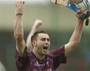 21 May 2006; Brian Connaughton, Westmeath, celebrates after victory. Guinness Leinster Senior Hurling Championship, Quarter-final, Dublin v Westmeath, O'Moore Park, Portlaoise, Co. Laois. Picture credit; Brendan Moran / SPORTSFILE
