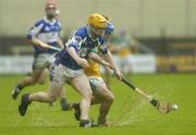 21 May 2006; Cahir Healy, Laois, in action against Brian Carroll, Offaly. Guinness Leinster Senior Hurling Championship, Quarter-final, Laois v Offaly, O'Moore Park, Portlaoise, Co. Laois. Picture credit; Brendan Moran / SPORTSFILE