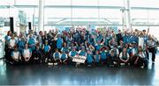 5 June 2014; The Eastern Region Athletics team during the launch of Team Eastern Region for the Special Olympics Ireland Summer Games. Terminal Two, Dublin Airport, Dublin. Picture credit: Brendan Moran / SPORTSFILE