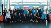 5 June 2014; The Eastern Region Men's 11-a-side soccer team during the launch of Team Eastern Region for the Special Olympics Ireland Summer Games. Terminal Two, Dublin Airport, Dublin. Picture credit: Brendan Moran / SPORTSFILE