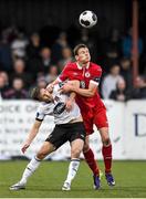 6 June 2014; Evan McMillan, Sligo Rovers, in action against David McMillan, Dundalk. FAI Ford Cup, 2nd Round, Dundalk v Sligo Rovers, Oriel Park, Dundalk, Co. Louth. Photo by Sportsfile