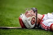 7 June 2014; Damien Casey, Tyrone, reacts after picking up an injury before being substituted. Nicky Rackard Cup Final, Fingal v Tyrone, Croke Park, Dublin. Picture credit: Piaras Ó Mídheach / SPORTSFILE