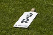 20 May 2006; A 'Quiet' sign left on the ground during round 3. Nissan Irish Open Golf Championship, Carton House Golf Club, Maynooth, Co. Kildare. Picture credit; Pat Murphy / SPORTSFILE