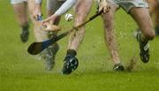 21 May 2006; Players from Offaly and Laois attempt to gain possession on the waterlogged pitch. Guinness Leinster Senior Hurling Championship, Quarter-final, Laois v Offaly, O'Moore Park, Portlaoise, Co. Laois. Picture credit; Brendan Moran / SPORTSFILE