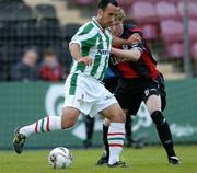 26 May 2006; Neale Fenn, Cork City, in action against Stephen Paisley, Longford Town. FAI Carlsberg Cup, 2nd Round, Longford Town v Cork City, Flancare Park, Longford. Picture credit: David Maher / SPORTSFILE
