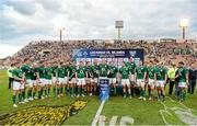 7 June 2014; Ireland captain Paul O'Connell and team-mates following their victory. Summer Tour 2014, First Test, Argentina v Ireland. Estadio Centenario, Resistencia, Chaco, Argentina. Picture credit: Stephen McCarthy / SPORTSFILE