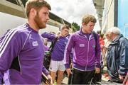 8 June 2014; Cork players, from left to right, Eoin Cadogan, Alan Cadogan and Bill Cooper arrive for the game. Munster GAA Hurling Senior Championship, Quarter-Final Replay, Cork v Waterford, Semple Stadium, Thurles, Co. Tipperary. Picture credit: Diarmuid Greene / SPORTSFILE