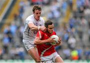 8 June 2014; Andy McDonnell, Louth, in action against Seán Hurley, Kildare. Leinster GAA Football Senior Championship, Quarter-Final, Louth v Kildare, Croke Park, Dublin. Picture credit: Dáire Brennan / SPORTSFILE