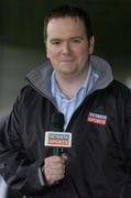 22 May 2006; Setanta GAA commentator Mike Finnerty, O'Moore Park, Portlaoise, Co. Laois. Picture credit; Brendan Moran / SPORTSFILE