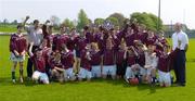 11 May 2006; The St Rynagh's squad celebrate after victory. Coca-Cola North Leinster Schools Juvenile B Hurling Final, St Rynagh's Community College, Banagher, Co. Offaly v Cistercian, Roscrea, Co. Tipperary, St Brendan's Park, Birr, Co. Offaly. Picture credit: Damien Eagers / SPORTSFILE