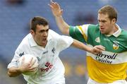 28 May 2006; John Doyle, Kildare, in action against Shane Sullivan, Offaly. Bank of Ireland Leinster Senior Football Championship, Quarter-Final, Kildare v Offaly, Croke Park, Dublin. Picture credit; Brian Lawless / SPORTSFILE